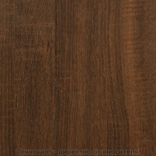 Шкаф за обувки, кафяв дъб, 100x42x60 см, инженерно дърво