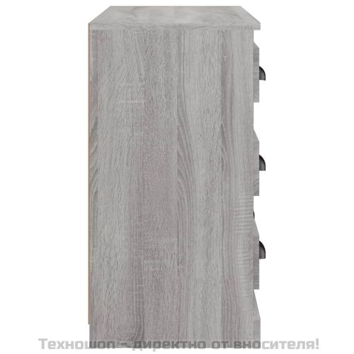 Сайдборд, сив сонома, 70x35,5x67,5 см, инженерно дърво