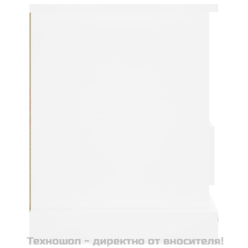 ТB шкаф, бял, 93x35,5x45 см, инженерно дърво