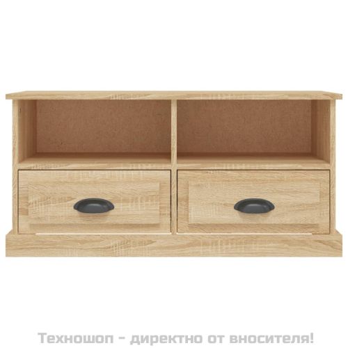 ТВ шкаф, сонома дъб, 93x35,5x45 см, инженерно дърво