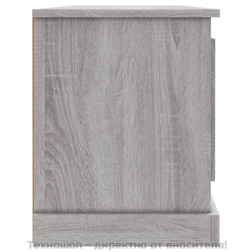 ТВ шкаф, сив сонома, 100x35,5x45 см, инженерно дърво