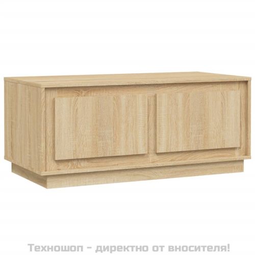 Кафе маса, дъб сонома, 102x50x44 см, инженерно дърво