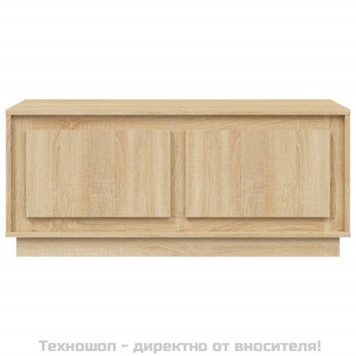 Кафе маса, дъб сонома, 102x50x44 см, инженерно дърво