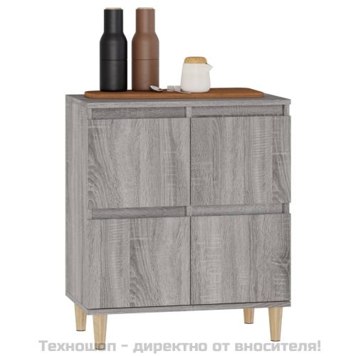 Сайдборд, сив сонома, 60x35x70 см, инженерно дърво