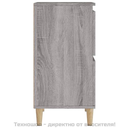 Сайдборд, сив сонома, 60x35x70 см, инженерно дърво