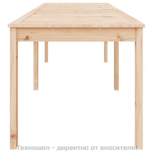 Градинска маса, 159,5x82,5x76 см, борово дърво масив