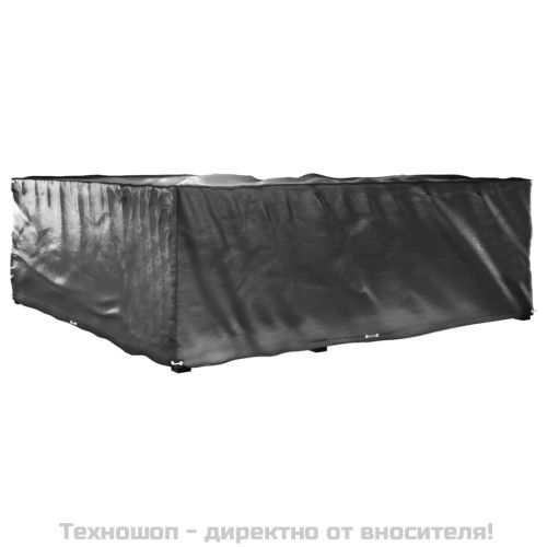 Покривало за ъглови градински мебели 16 капси 285x285x90 см