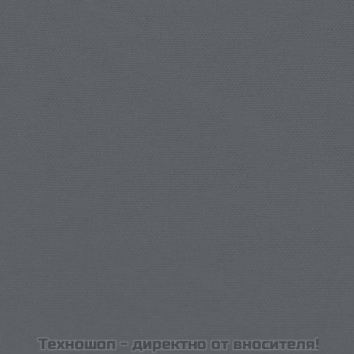 Градински ъглов диван, антрацит, стомана и текстилен