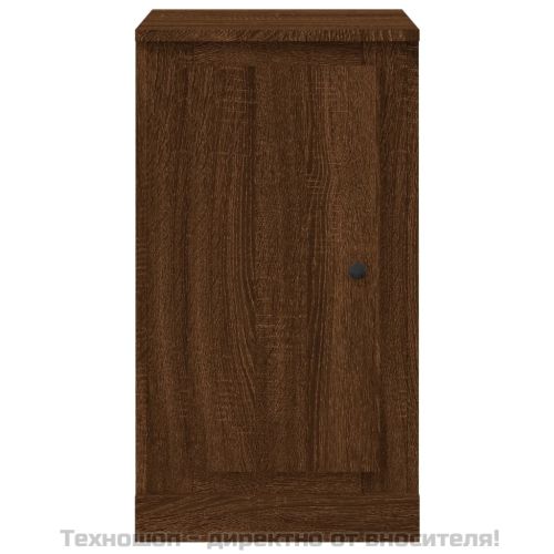 Сайдборд, 2бр, кафяв дъб, 37,5x35,5x67,5 см, инженерно дърво