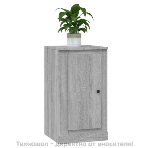 Сайдборд, сив сонома, 37,5x35,5x67,5 см, инженерно дърво