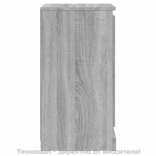 Сайдборд, сив сонома, 37,5x35,5x67,5 см, инженерно дърво