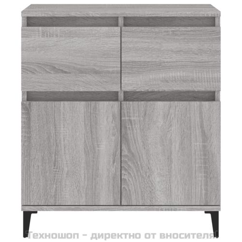 Сайдборд, сив сонома, 60x35x70 см, инженерно дърво