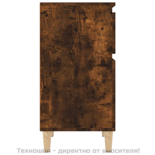 Нощни шкафчета, 2 бр, опушен дъб, 40x35x70 см