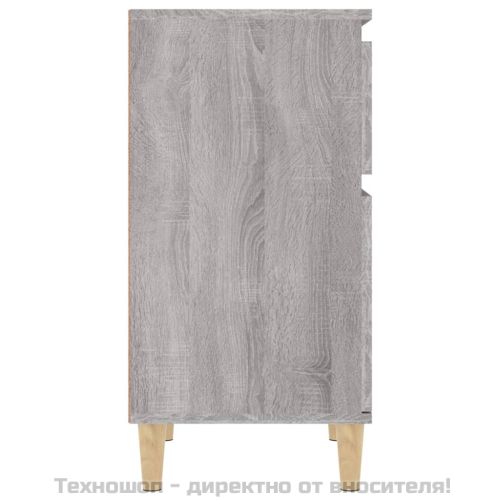 Нощни шкафчета, 2 бр, сив сонома, 40x35x70 см