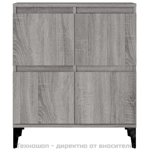 Сайдборд, сив сонома, 60x35x70 см, инженерно дърво