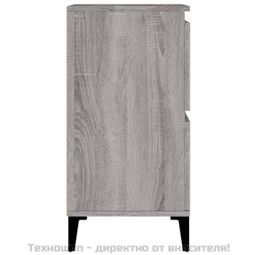 Сайдборд, сив сонома, 60x35x70 см, инженерно дърво