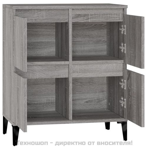 Сайдборд, сив сонома, 60x35x70 см, инженерно дърво