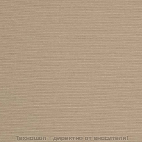 Градински чадър с дървен прът, таупе, 300x300x273 см