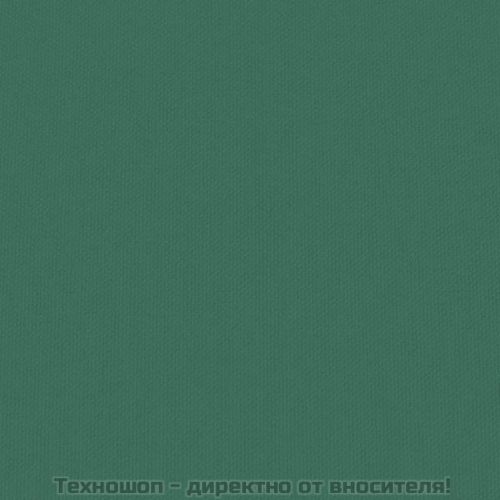 Градинска беседка с люлееща се пейка, зелен плат и стомана