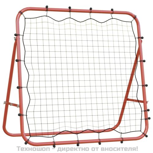 Регулируема рикошетна мрежа за футбол 96x80x96 см стомана и PE