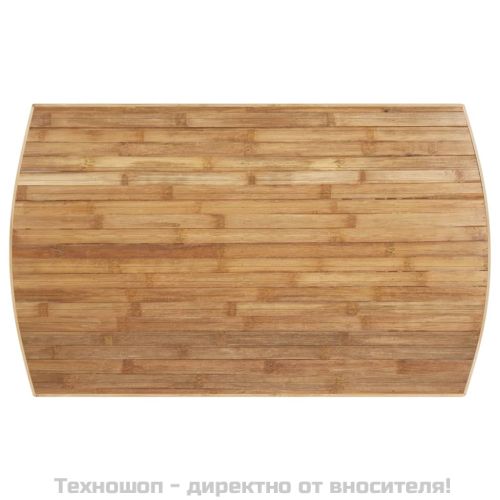 Градинска кафе маса 90x55x37 см бамбук