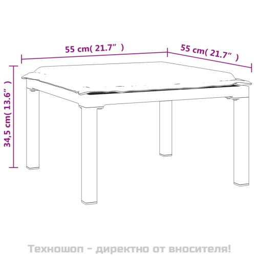 Градински лаундж комплект 5 части черно и сиво полиратан