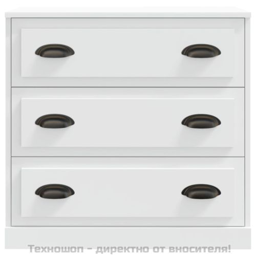 Сайдборди, 2 бр, бели, инженерно дърво