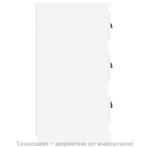 Сайдборди, 2 бр, бял гланц, инженерно дърво