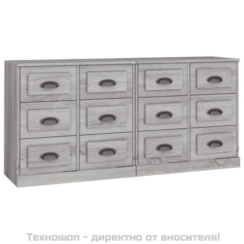 Сайдборди, 2 бр, сив сонома, инженерно дърво