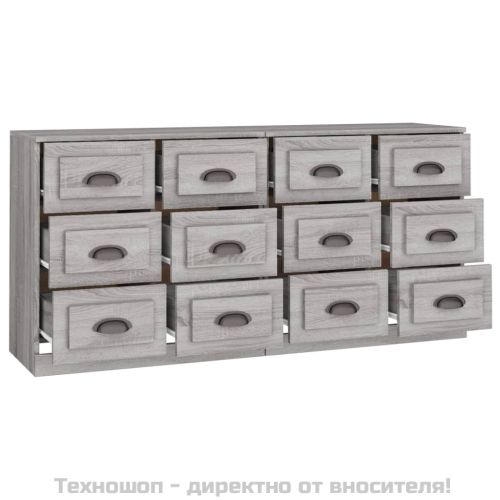 Сайдборди, 2 бр, сив сонома, инженерно дърво