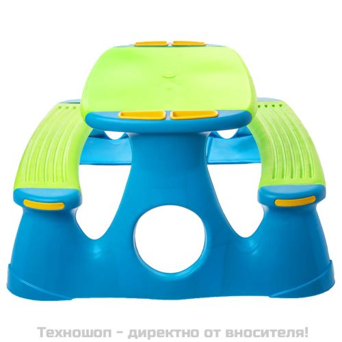 Пейка за пикник за деца, 89,5x84,5x48 см, полипропилен