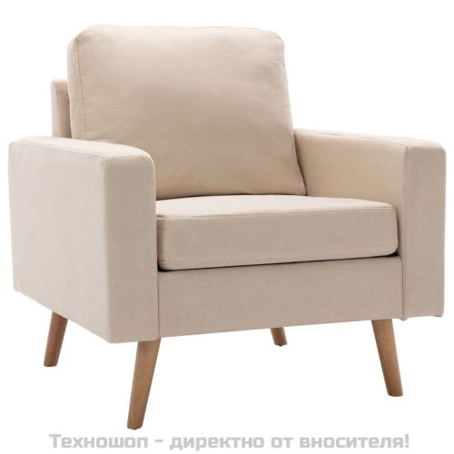 Фотьойл, кремав, текстил