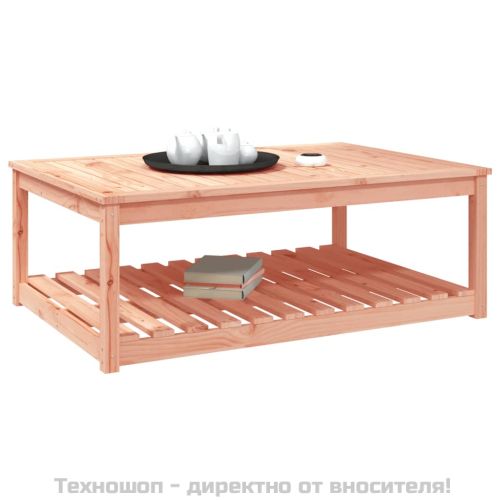 Градинска маса, 121x82,5x45 см, дугласко дърво масив