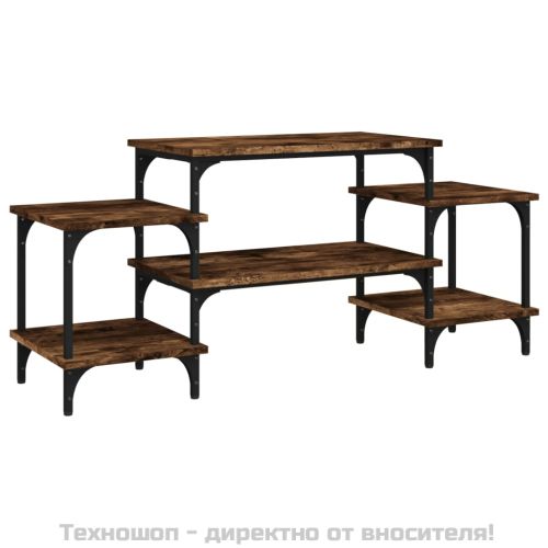 ТB шкаф, опушен дъб, 117x35x52 см, инженерно дърво