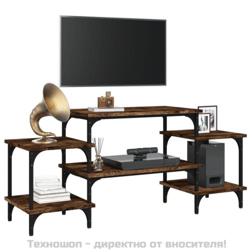 ТB шкаф, опушен дъб, 117x35x52 см, инженерно дърво