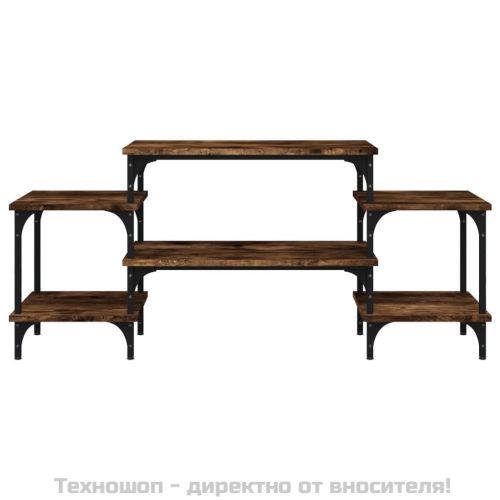 ТB шкаф, опушен дъб, 117x35x52 см, инженерно дърво