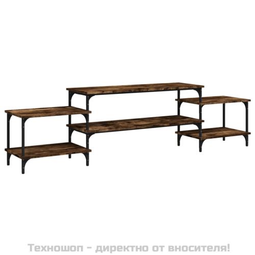 ТB шкаф, опушен дъб, 197x35x52 см, инженерно дърво