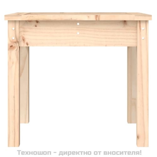 Градинска пейка, 50x44x45 см, борово дърво масив