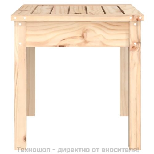 Градинска пейка, 50x44x45 см, борово дърво масив