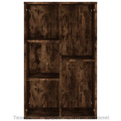 Библиотека/бюфет, опушен дъб, 50x25x80 см, инженерно дърво
