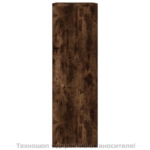 Библиотека/бюфет, опушен дъб, 50x25x80 см, инженерно дърво
