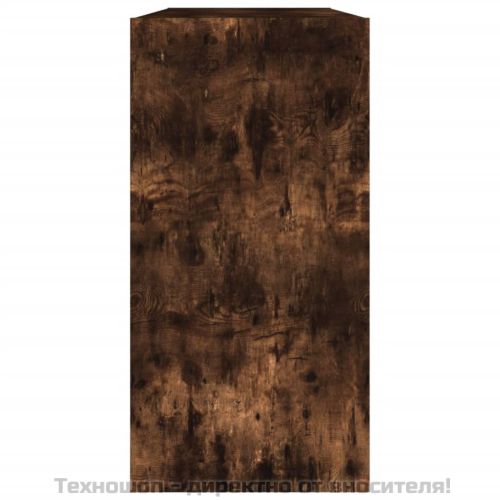 Библиотека/бюфет, опушен дъб, 50x25x80 см, инженерно дърво