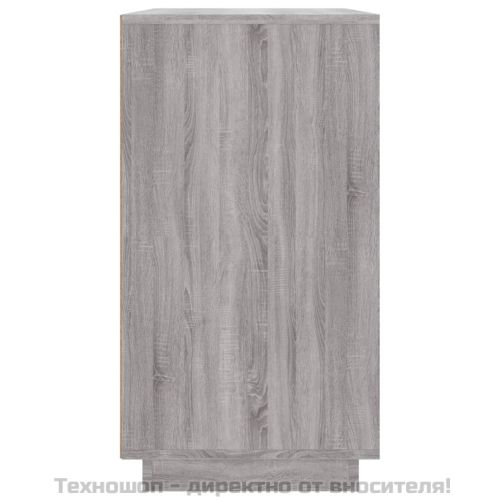Сайдборд, сив сонома, 80x34x75 см, инженерно дърво