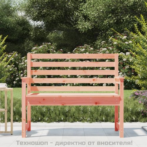 Градинска пейка 109x48x91,5 см масивна дугласка дървесина