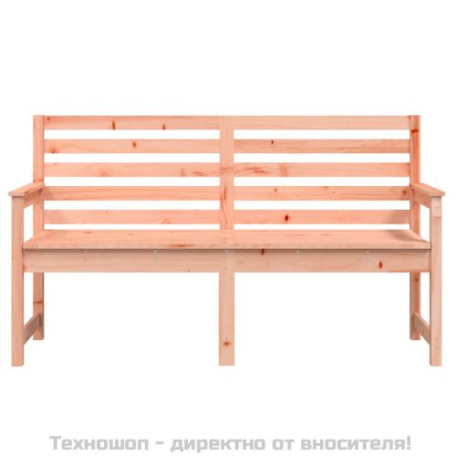 Градинска пейка 159,5x48x91,5 см масивна дугласка дървесина