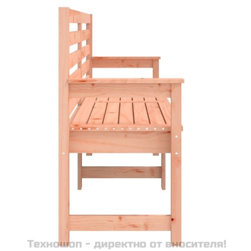 Градинска пейка 159,5x48x91,5 см масивна дугласка дървесина