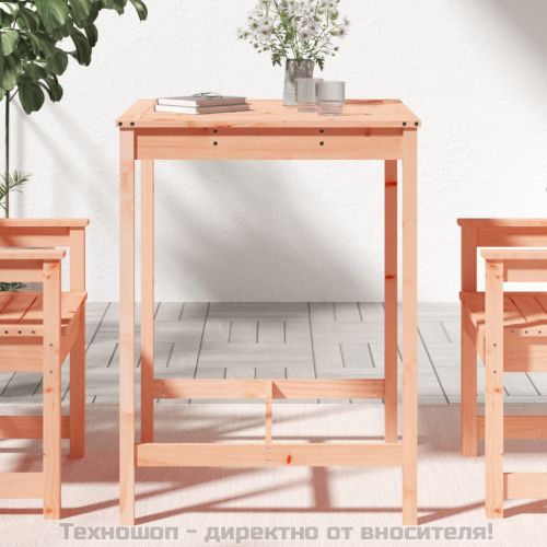 Градинска маса, 82,5x82,5x110 см, дугласко дърво масив