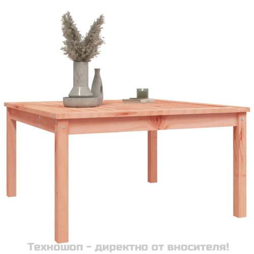Градинска маса, 82,5x82,5x45 см, дугласко дърво масив