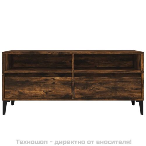 ТB шкаф, опушен дъб, 100x34,5x44,5 см, инженерно дърво