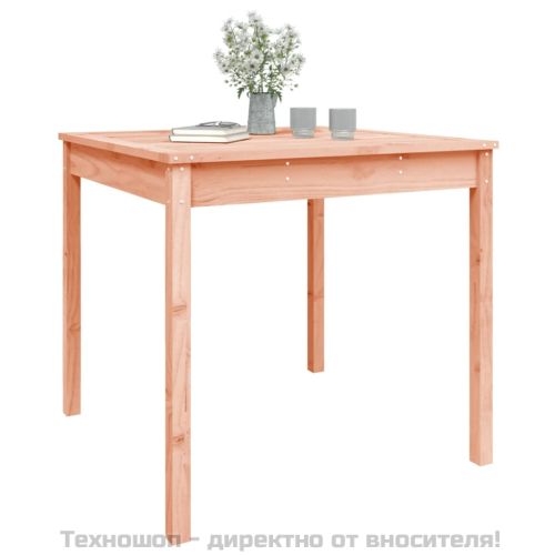 Градинска маса, 82,5x82,5x76 см, дугласко дърво масив